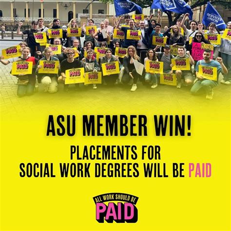 We did it! Paid placements for social work degrees starting July next ...