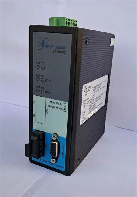 Profibus DP to FO Converter & Genius FO Repeaters - SC09FPC, Profibus ...