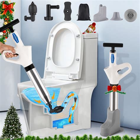 Buy YUCHENGTECH Toilet Plunger, Toilet Unblocker, High Pressure Plunger ...