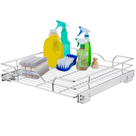 Buy OCG Pull Out Cabinet Organizer (11.75" W x17 D), Pull out Shelves ...