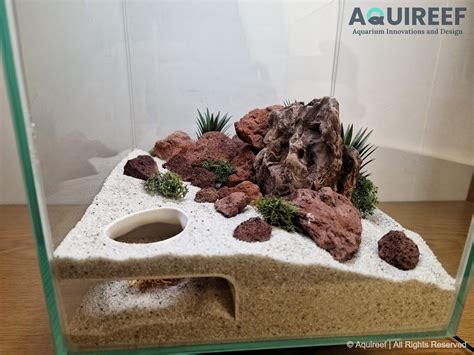 🌋 Volcano Terrarium & Aquarium Corner Cave | Fish Shelter & Terrarium ...
