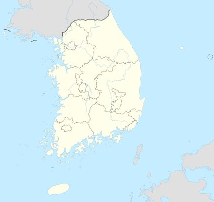 韩国珍岛郡地图韩文版 - 韩国地图 - 地理教师网