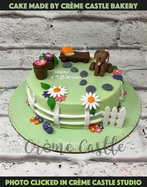 Farm Fence Design Cake – Creme Castle