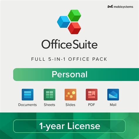 OfficeSuite Personal Compatible with Microsoft Office Word Excel ...