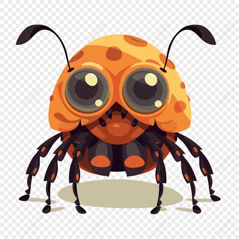 Bug Clipart Cartoon Like Insect With Big Eyes And Big Mouth Vector ...
