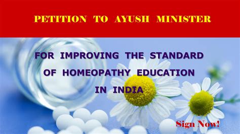 Petition · Improve Standards of Homeopathy Education in India - India ...