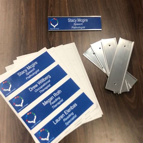 Office Name Plates Engraved or Custom Printed Metal and Plastic ...