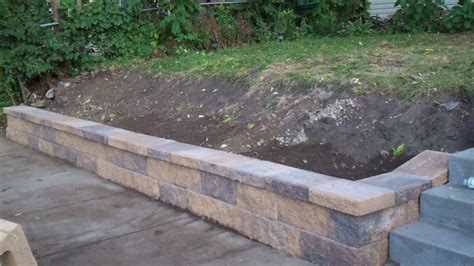 Small Concrete Retaining Wall Detail