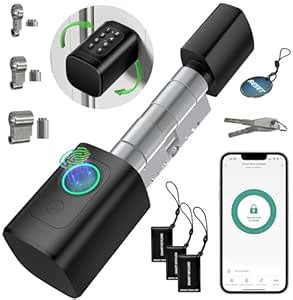 AVATTO Smart Door Lock with Fingerprint and Password for 60-90 mm Doors ...