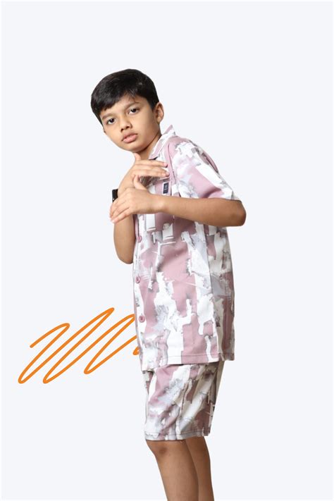 Comfort Fit Printed Boy's Cord Set – Kinder Weaves