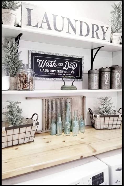 77 diy small laundry room ideas in rustic farmhouse decor 2022 trends ...