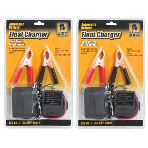Black Bull BFC12-2 Automatic Battery Float Charger - 2 Piece : Amazon ...