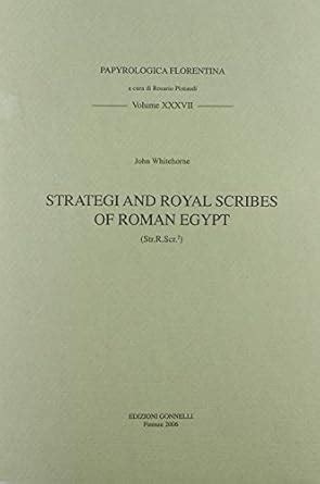 Amazon.in: Buy Strategy and Royal Scribes of Roman Egypt (Str. R. Scr.2 ...