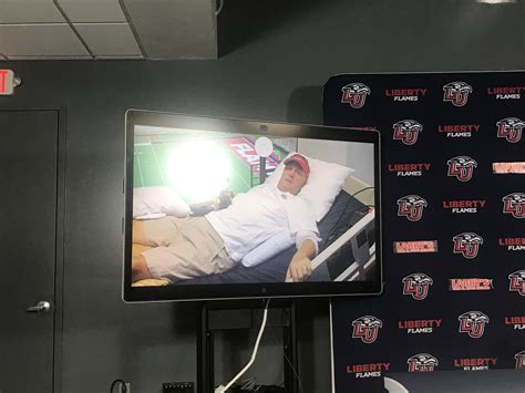 Hugh Freeze coaches from hospital bed, holds virtual press conference ...