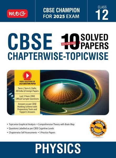 MTG CBSE 10 Years (2024-2015) Chapterwise Topicwise Solved Papers Class ...