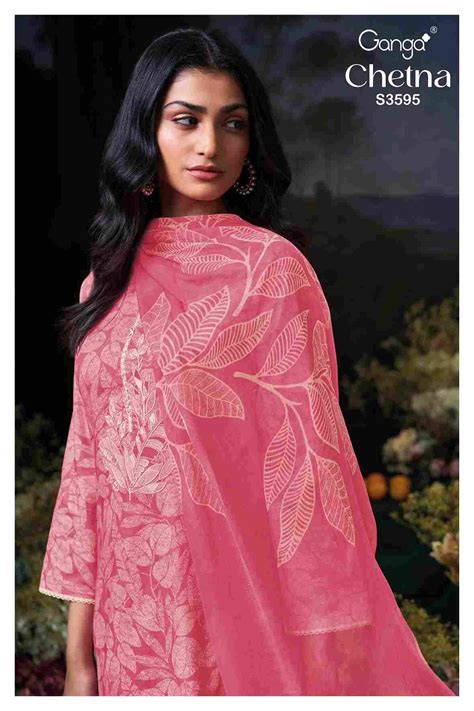 CHETNA-3595 BY GANGA FASHION 3595-A TO 3595-D SERIES BEAUTIFUL FESTIVE ...