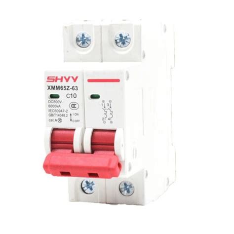 Disjuntor PVC 2P DC500V 10-63A DC Fotovoltaico MCB | Ubuy India
