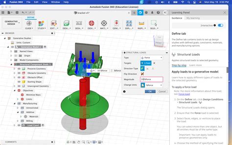 Fusion 360 Simulation Tutorial Shape Optiimization 的图像结果