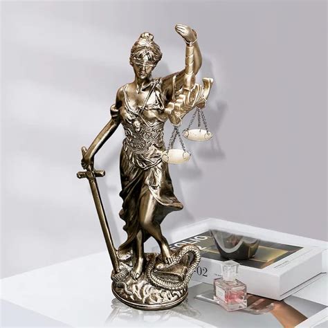 JKUDTQL 12inch Greek Roman Blind Lady Justice Statue for India | Ubuy
