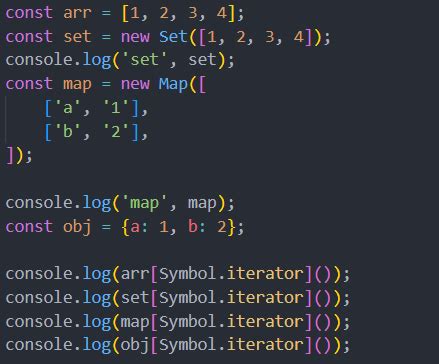 JavaScript Symbol Iterator 的图像结果