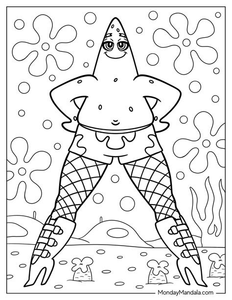 Patrick From Spongebob Coloring Pages