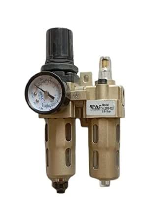 FRL 1/4'' Industrial Quality Air Filter + Regulator + Lubricator ...