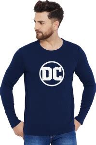 Organic Chics Typography Men Round Neck Navy Blue T-Shirt - Buy Organic ...