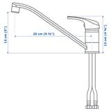LAGAN single-lever kitchen mixer tap, chrome-plated - IKEA