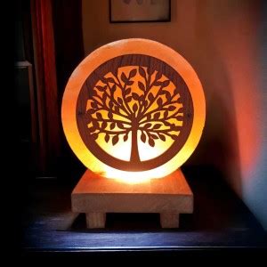 GLOBAL AROMA Mini 3D Wish Tree Himalayan Rock Salt Lamp for Vastu, Feng ...