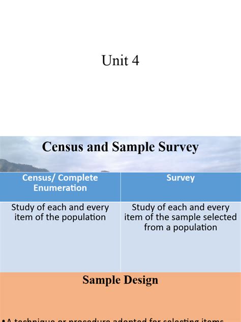 Ch4 - Sampling Design | PDF | Sampling (Statistics) | Margin Of Error