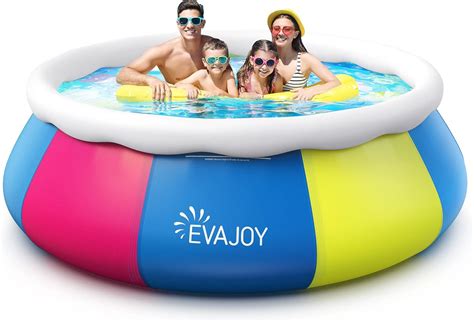 10ft Inflatable Swimming Pool, EVAJOY Easy Set Pool India | Ubuy