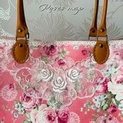 （O-5)【トートバッグ】オーダーでのみ製作します。 | 薔薇柄＊小物 Roses map