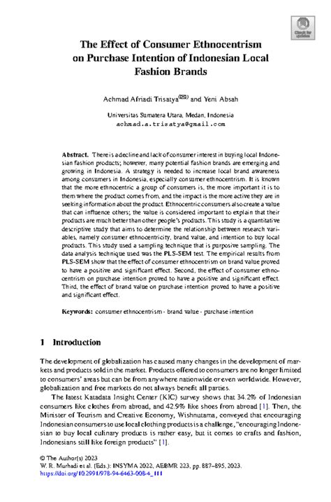 125977294 - Research about consumer ethnocentrism - The Effect of Consumer Ethnocentrism on ...