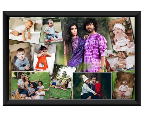 zig zag Personalized Collage Photo Frames Customized with Multiple ...