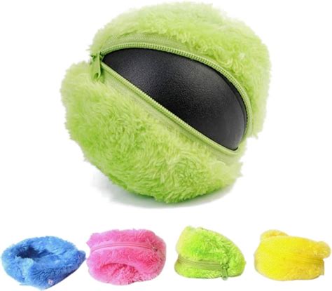 Buy SEPPR 1pc Ball and 4pc Covers Pet Ball for Dogs Plush Round Ball ...