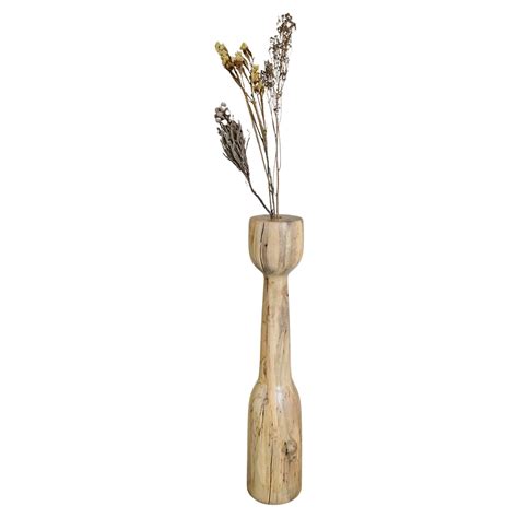 Sculpted Original Honey Dipper Vase from Sassafras Wood For Sale at 1stDibs