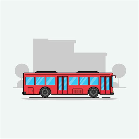 Image result for Bus Vector Art Side View