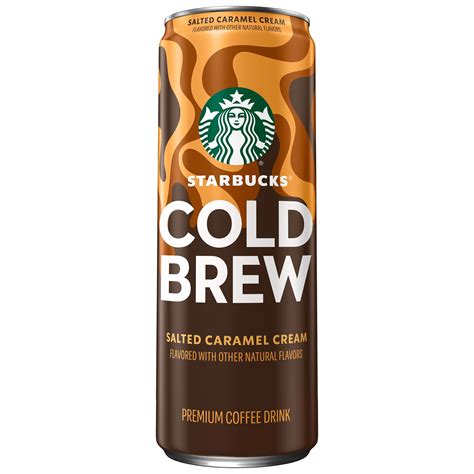 Starbucks Cold Brew Premium Coffee Drink Salted Caramel Cream 11 Fl Oz ...