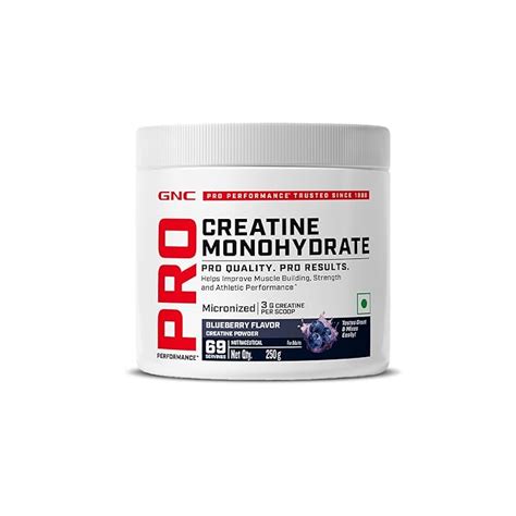 GNC Pro Performance Creatine Monohydrate - 3000mg Creatine Per Scoop ...