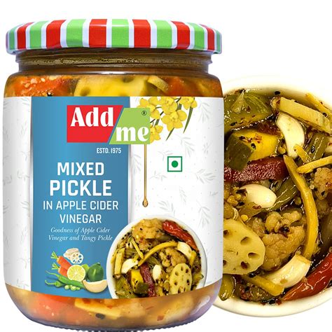 Add Me Pickled Mix Vegetables in Natural Apple Cider Vinegar 500g, Home ...