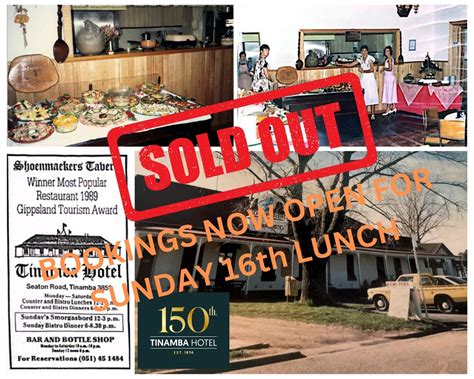 Schoenmaeker Smorgasbord Flashback Dinner, 4-6 Tinamba-Seaton Rd, 3859 ...