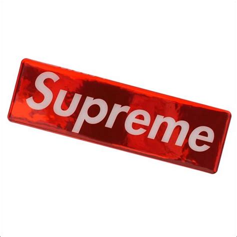 激レア Supreme Raised Plastic Sticker 国内送料無料 - スケートボード