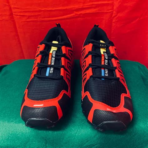 Keep Running Speed 3 Mens Size 47 Black / Red Running Shoes(s)