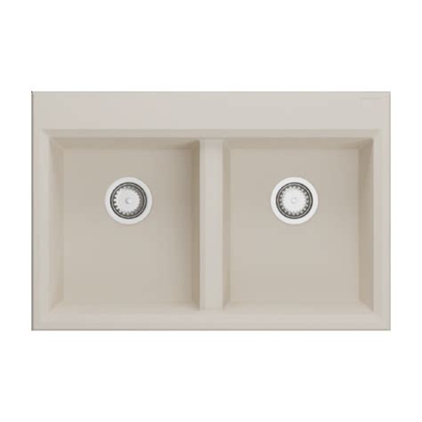 Hafele Quartz Sink Lithos Quartz Range GEMINI DOUBLE BOWL ( 33 x 22 ...