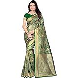Buy Mermaid Ocean Women's Handloom Silk Saree With Blouse Piece (ME047 ...