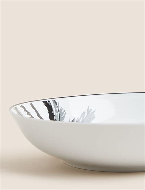 Buy Set of 4 Palm Pasta Bowls at Marks & Spencer