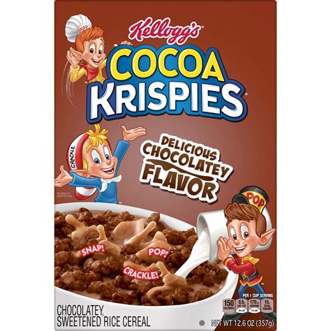 Kellogg's Cocoa Krispies Cold Breakfast Cereal, 12.6 oz Box - Walmart.com