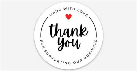 Thank you sticker by Chelsea | Die cut stickers | Sticker Mule India