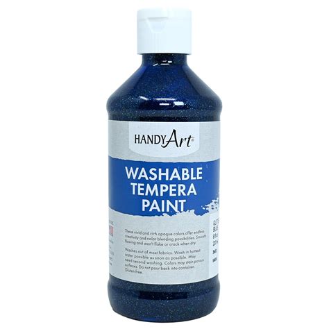 Handy Art Glitter Washable Paint 8 ounce, Blue : Amazon.in: Home & Kitchen