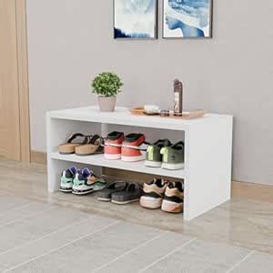 DFC Zeo Engineered Wood Open Shoe Rack with Shelves Storage for Living ...